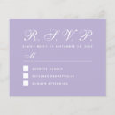 Search for lavender rsvp cards White