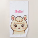 Search for llama beach towels Pink