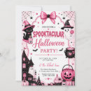 Search for pink halloween invitations Spooktacular party