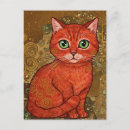 Search for gustav klimt postcards Cat