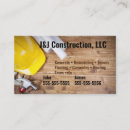 Recherche de travailleur de la construction cartes visite Bois