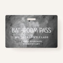Search for bathroom pass Black and white