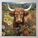 Search for highland cow art Floral