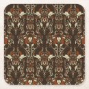 Search for vintage floral coasters Leaf