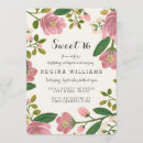 Recherche de blush sweet 16 invitations Floral