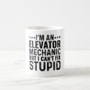 Search for elevator mechanic mugs Profession