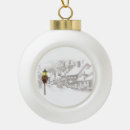 Search for street in the snow ornaments Sketch