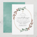 Search for winter christening invitations Greenery
