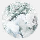 Search for white horse stickers Winter