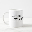 Search for ask my wife mugs Humour
