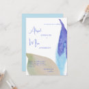 Search for beachy wedding invitations Blue