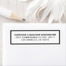 Search for ornate frame return address labels Minimalist