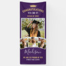 Search for graduation photo collage party signs Purple