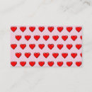 Search for repeat pattern business cards Red