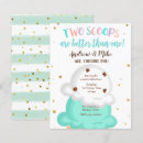 Search for boy ice cream party invitations Two scoops