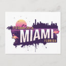 Recherche de coucher soleil miami cartes postales Vintage