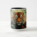 Search for tiger cats mugs Animals