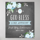 Search for first communion signs posters Floral