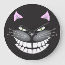 Search for cheshire cat clocks Black