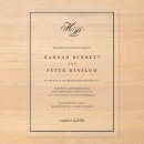 Search for romantic square invitations Typography