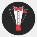 Search for red tie stickers Tuxedo