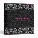 Search for pink damask binders White