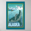 Search for vintage whale posters Alaska