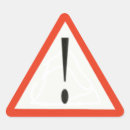 Search for danger sign stickers Black