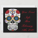 Recherche de tête de mort invitations Jour des morts