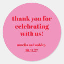 Recherche de rose rouge mariage autocollants Typographie