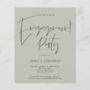 Recherche de 11x14 fiançailles invitations Minimaliste