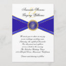Recherche de royal blue wedding invitations Traditionel