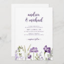 Search for purple and sage wedding invitations Lavender