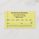 Search for for psychologist appointment cards Professional