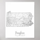 Recherche de la pennsylvanie posters Moderne