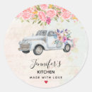 Search for vintage retro kitchen stickers Made with love