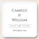 Recherche de vintage mariage sous verres Typographie élégante