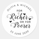 Search for thanks for celebrating with us wedding stickers For her