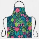 Search for autumn flowers aprons Seamless