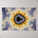 Recherche de fractale bleue posters Mandelbrot