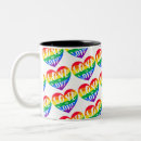 Search for rainbow heart mugs Love is love