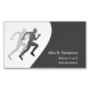 Recherche de exécution cartes visite Athlète