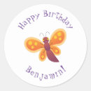 Search for orange butterfly stickers Bug