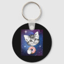 Search for cats in space keychains Animal