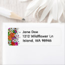 Search for cartoon flower return address labels Artsy