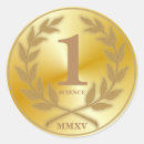 Search for gold medals stickers For kids