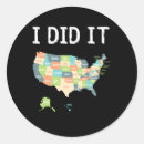 Search for 50 states stickers Usa travel