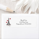 Search for paris return address labels Red