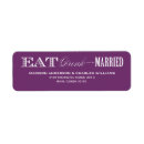 Search for purple grapes return address labels White