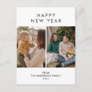 Search for new years postcards Minimalist
